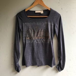 purple long sleeve top